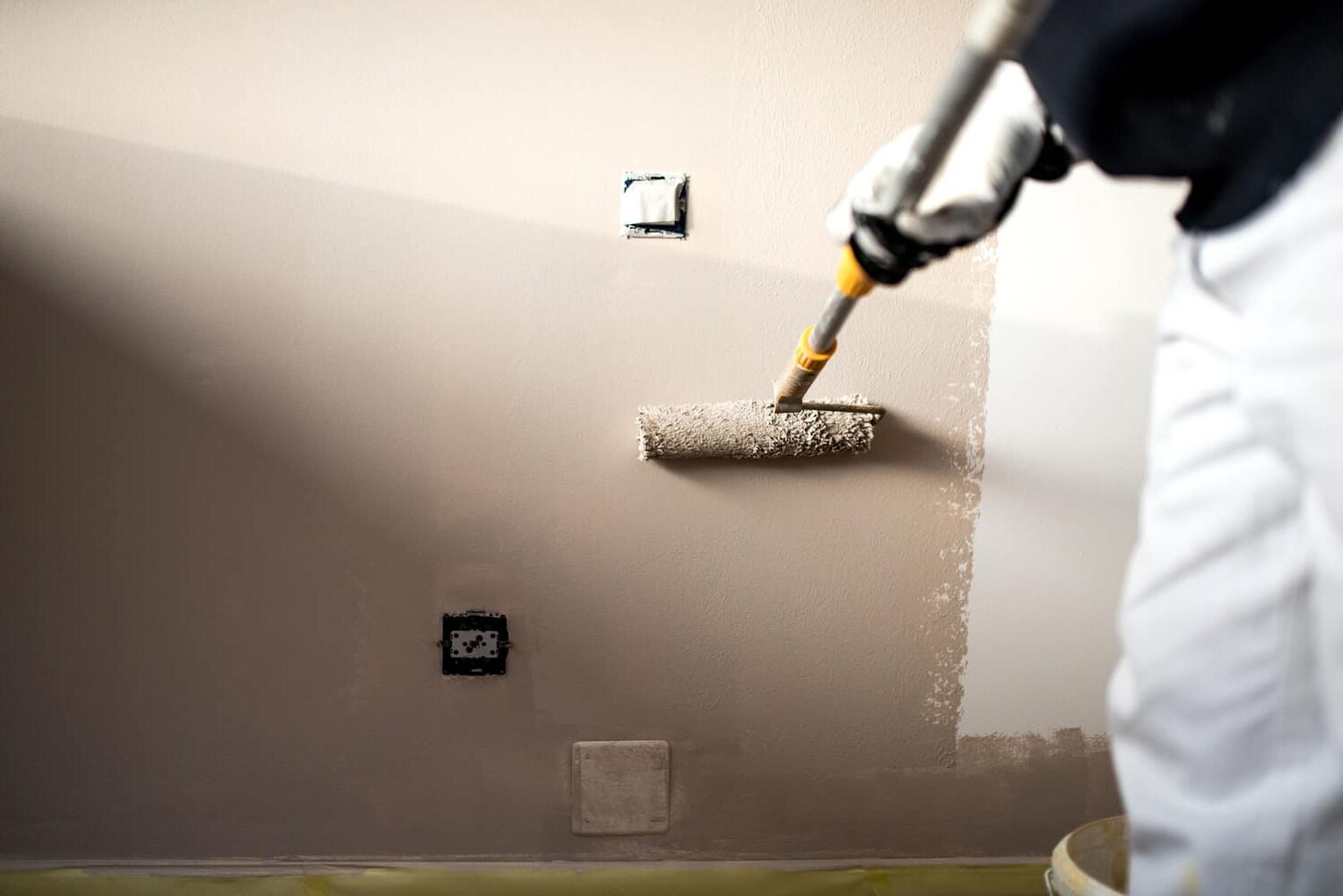 Peinture intérieure mur beige